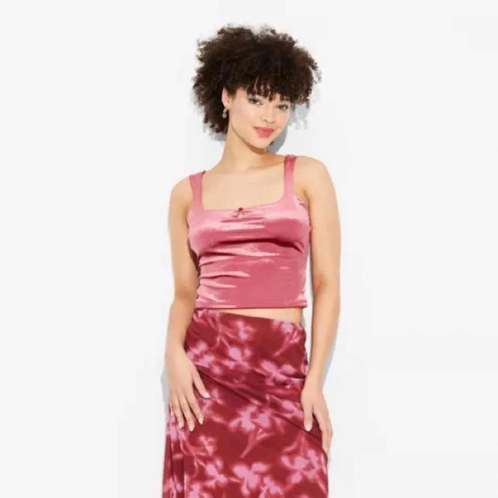 NWOT Women's Velour Tank Top - Wild Fable - Picture 2 of 13